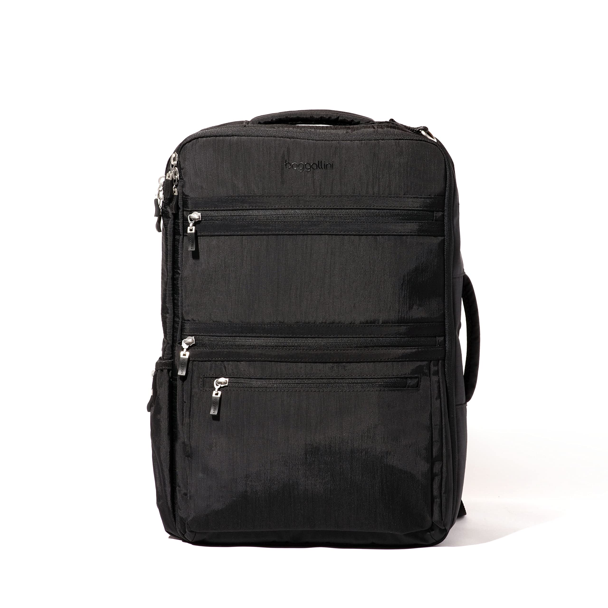 Baggallini Women's Modern Convertible Travel Backpack, Black, One Size