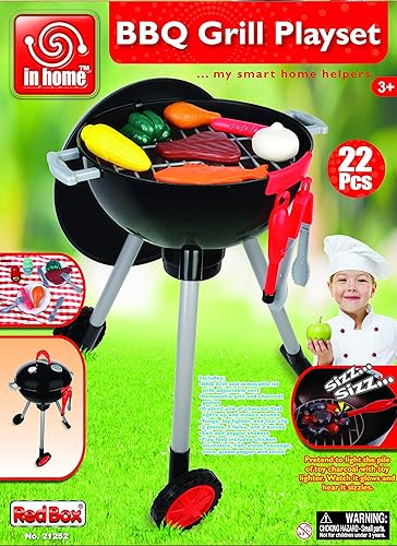 Miniatura 5 de Red Box - Juego de parrilla para barbacoa con luz y sonido