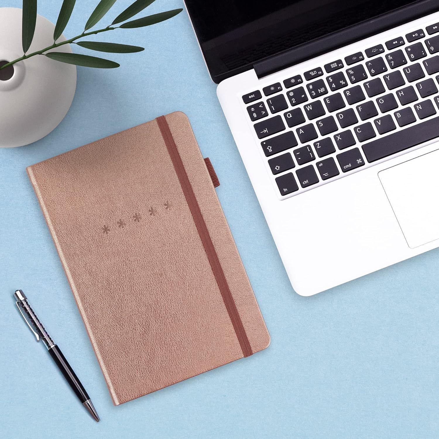 Clever Fox Password Book – Alphabetized Internet Address & Password Organizer – Computer & Website Password Keeper Notebook – Log-In Password Journal - Medium, A5, 8.3x5.8″, Hardcover (Rose Gold) : Office Products