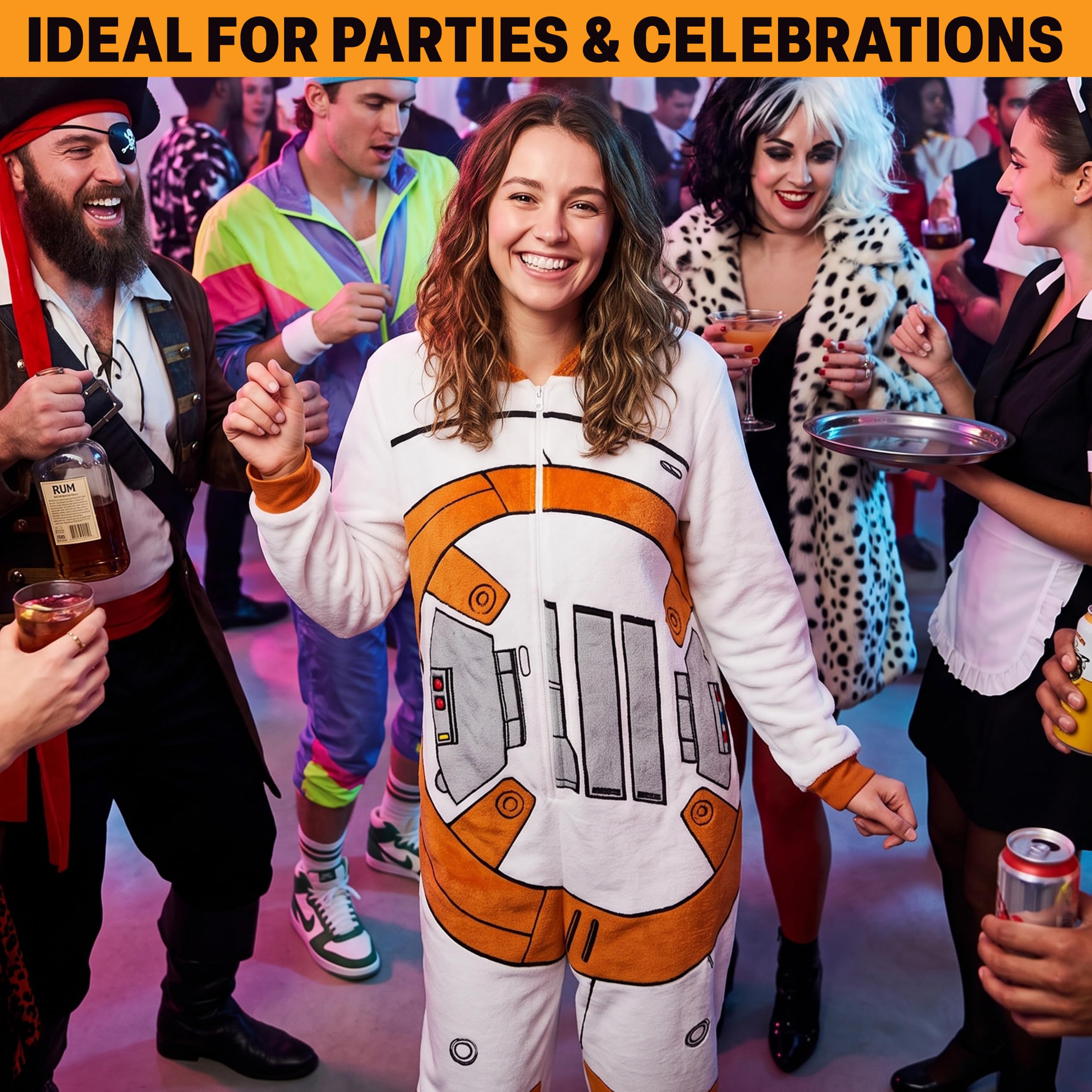 Get Trend Star Wars Onesie kombinezon dla dorosłych, M-2XL Pj kombinezon na