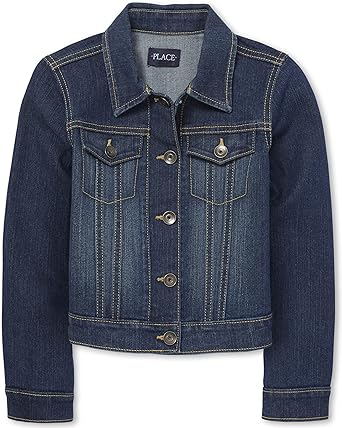 The Children's Place Girls' Basic Denim Jacket