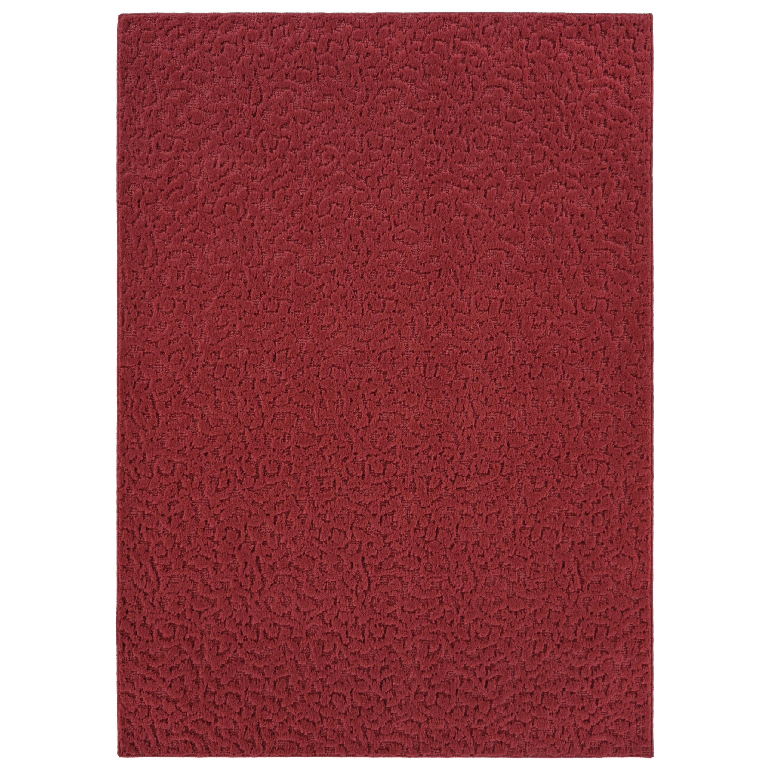 Garland Rug Ivy 12 Ft. X 15 Ft. Chili Red Geometric Solid Color Area Rug - Durable, Stylish, and Soft Rug for Living Rooms, Hallways, Bedrooms, and High-Traffic Areas