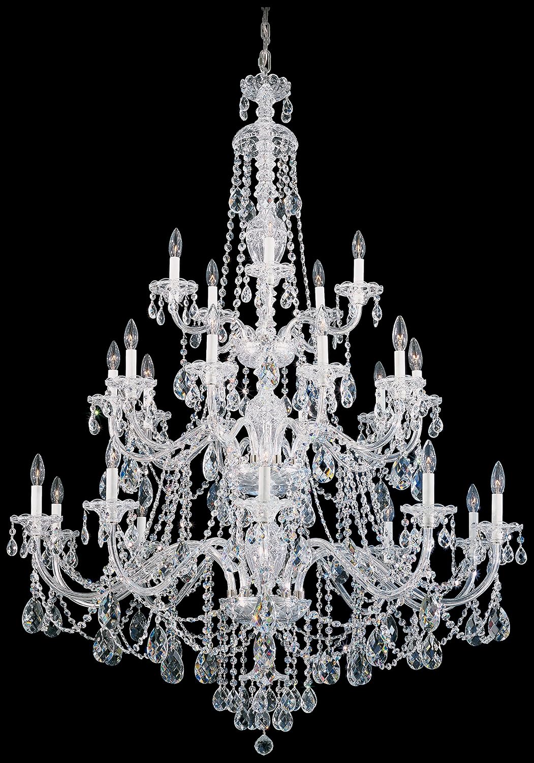 Schonbek Sterling 3610-40H Chandelier installed