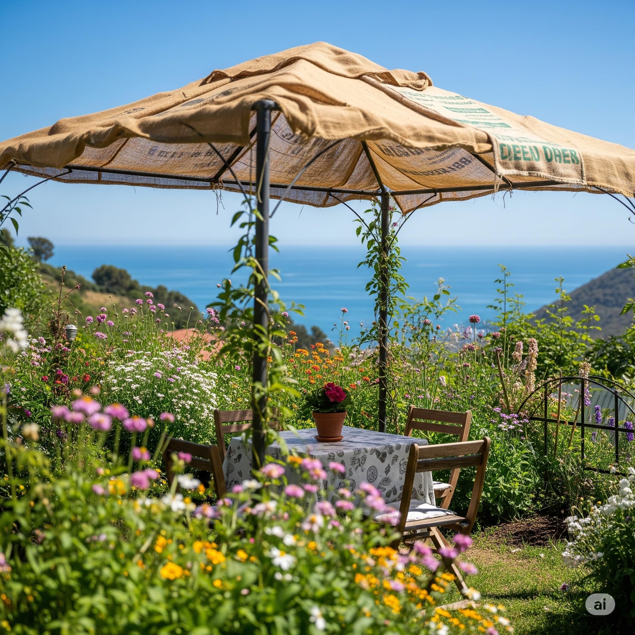6 Sacchi di Juta Originali da Caffè 70x95 cm – Usati e Vuoti – Per Arredo Rustico, Fai da Te, Decorazioni, Allestimenti, Giardino, Upcycling