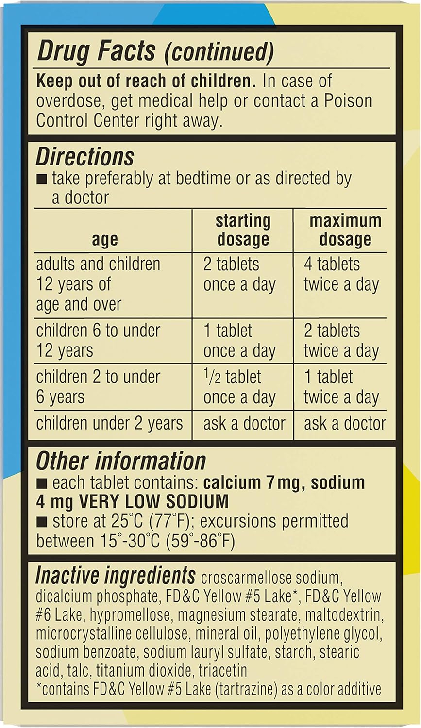 Senokot-S Dual Action 60 Tablets, Natural Vegetable Laxative Ingredient Plus Stool Softener Tablets, Gentle Dependable Overnight Relief of Occasional constipation White : Everything Else
