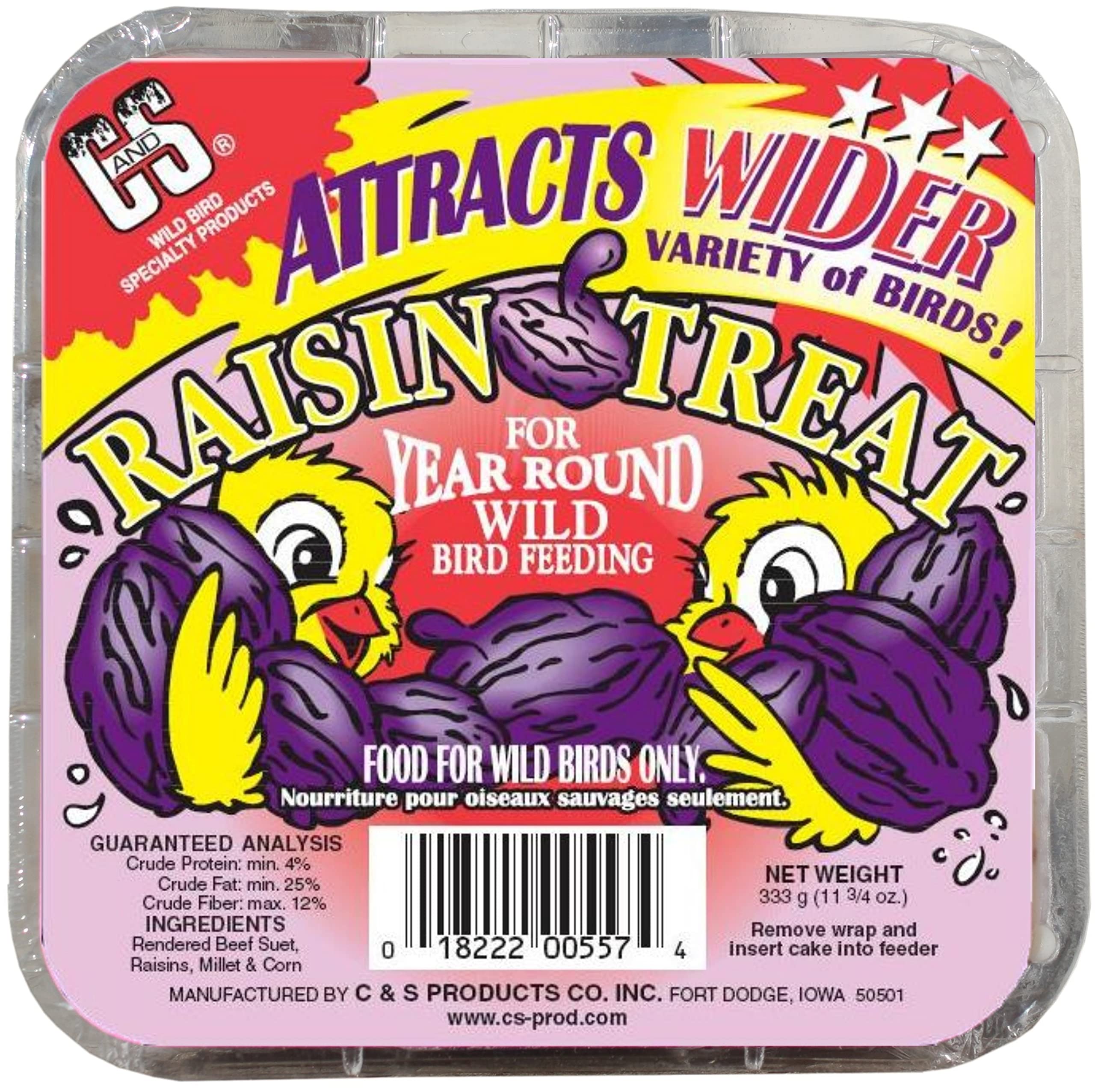 C & S Products Raisin Delight, 12-Piece