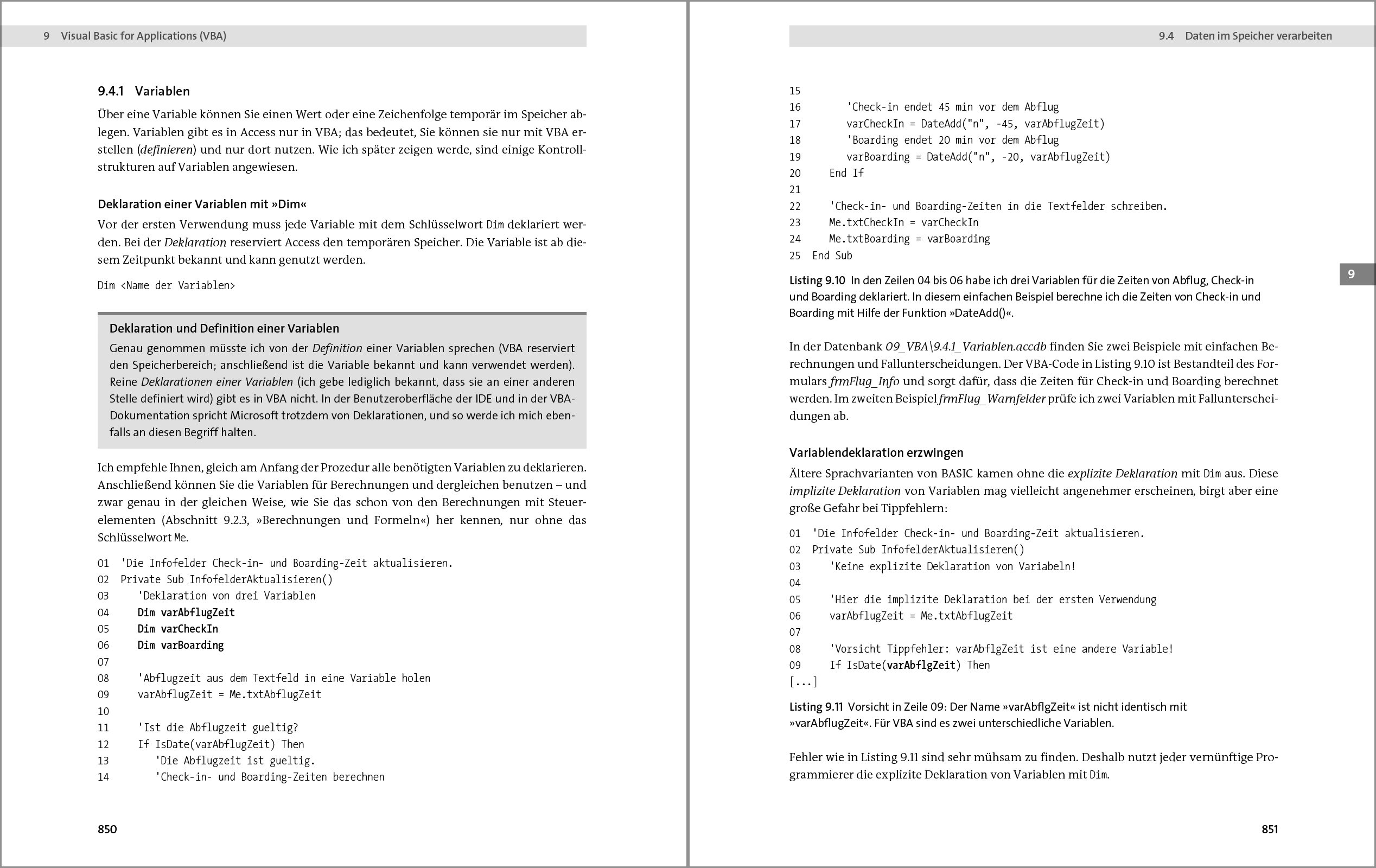Access 2016: Das umfassende Handbuch. Tabellen, Formulare, Berichte, Datenbankdesign, Abfragen, Import und Export, SQL, VBA, DAO u. v. m.