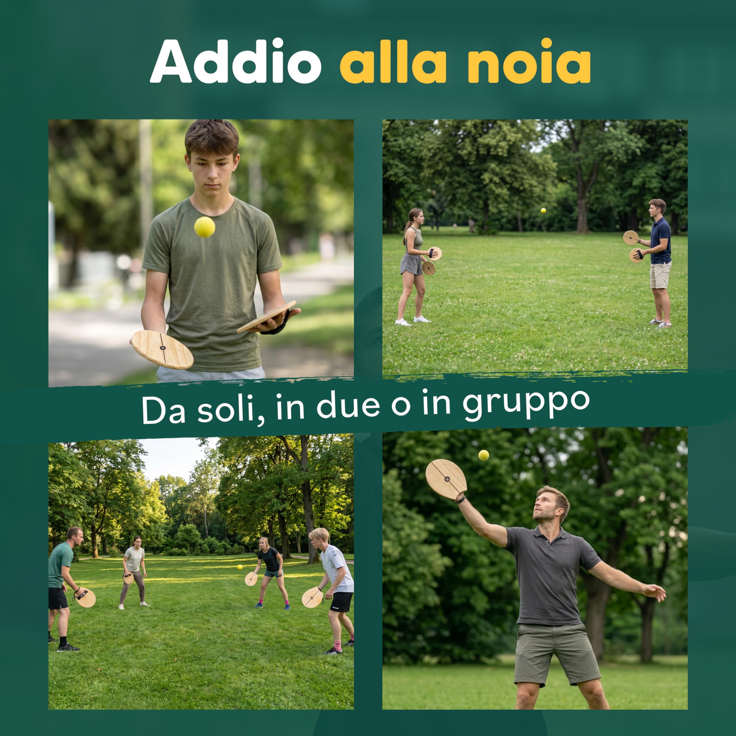 two46 Pallone da tavola | Gioco di palla in velcro è stato ieri –