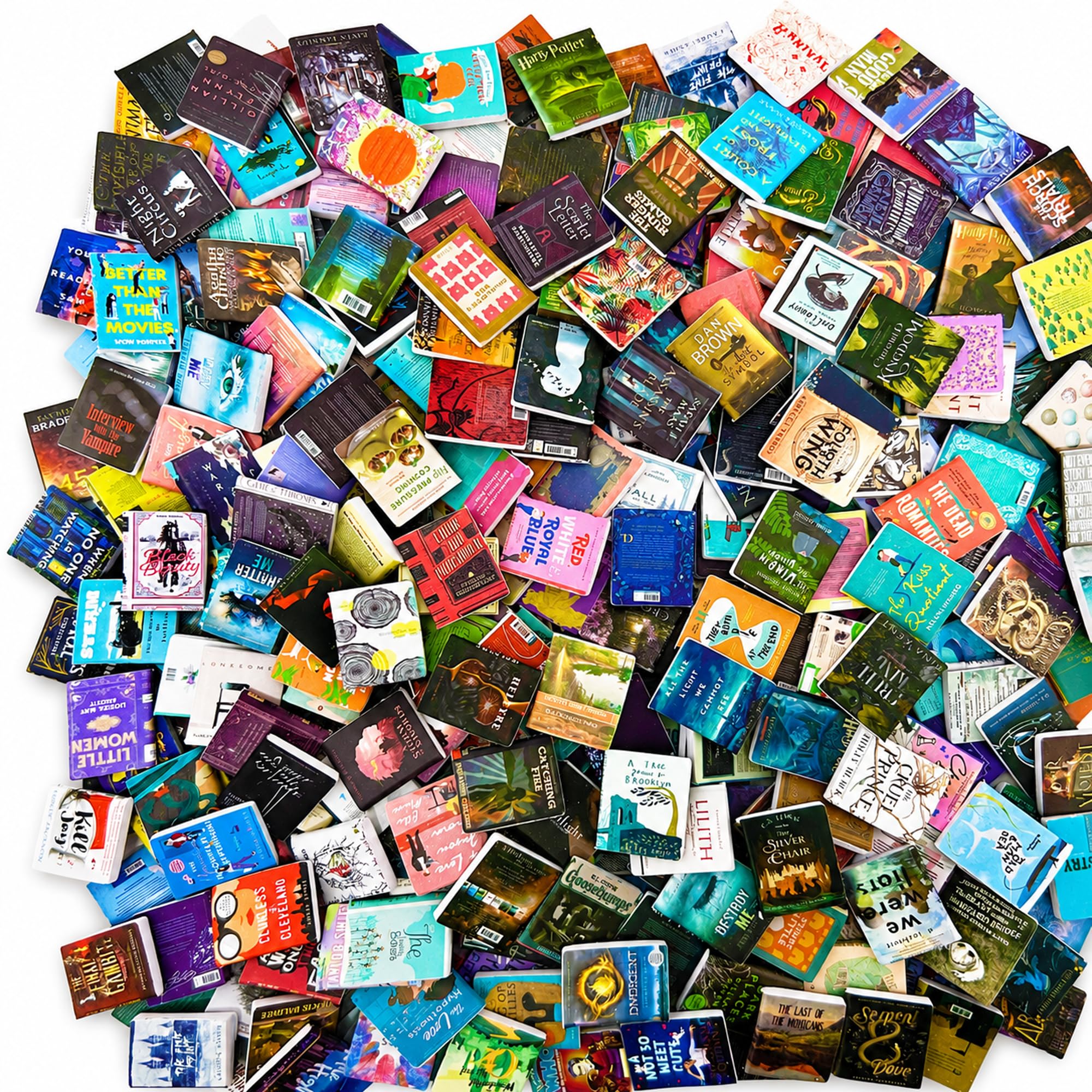 LUFEEMGA 200Pcs Mini Books - dollhouse accessories | Mubboo