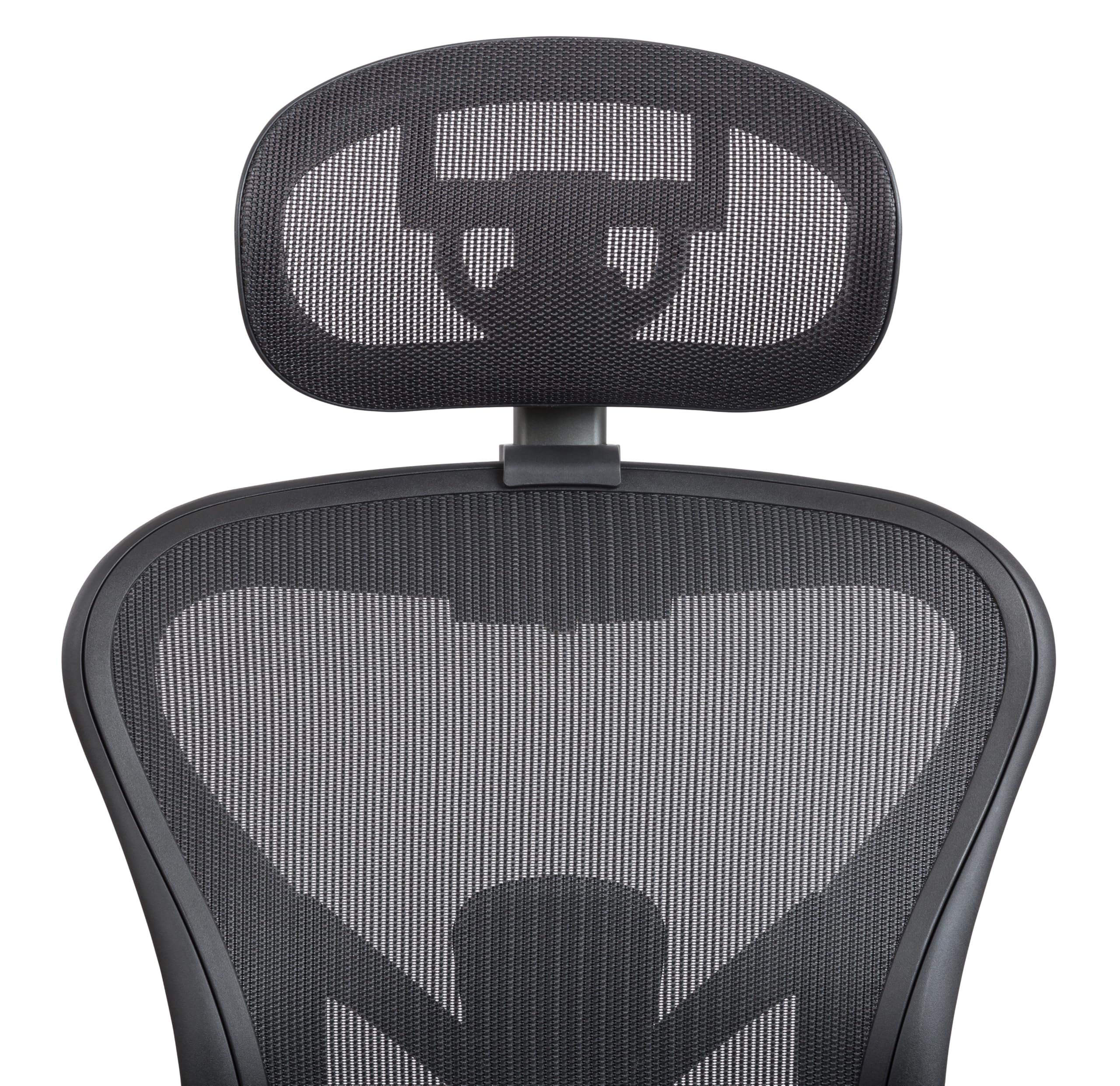 The Original Headrest for The Herman Miller Aeron Chair - The New H6 Model - Remastered Onyx