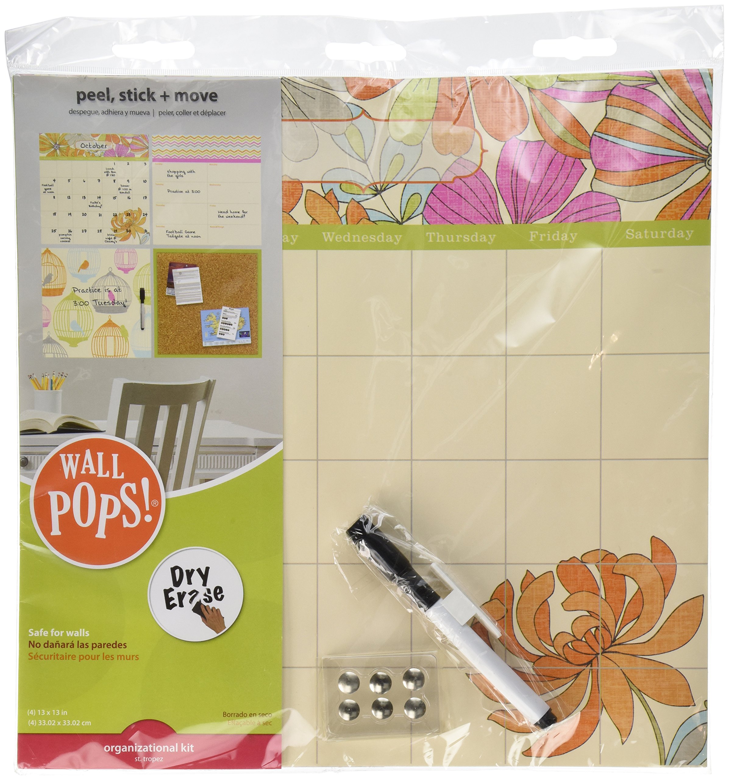 Wall Pops WPE0766 WPE0766 St. Tropez Organizer Kit Wall Decals