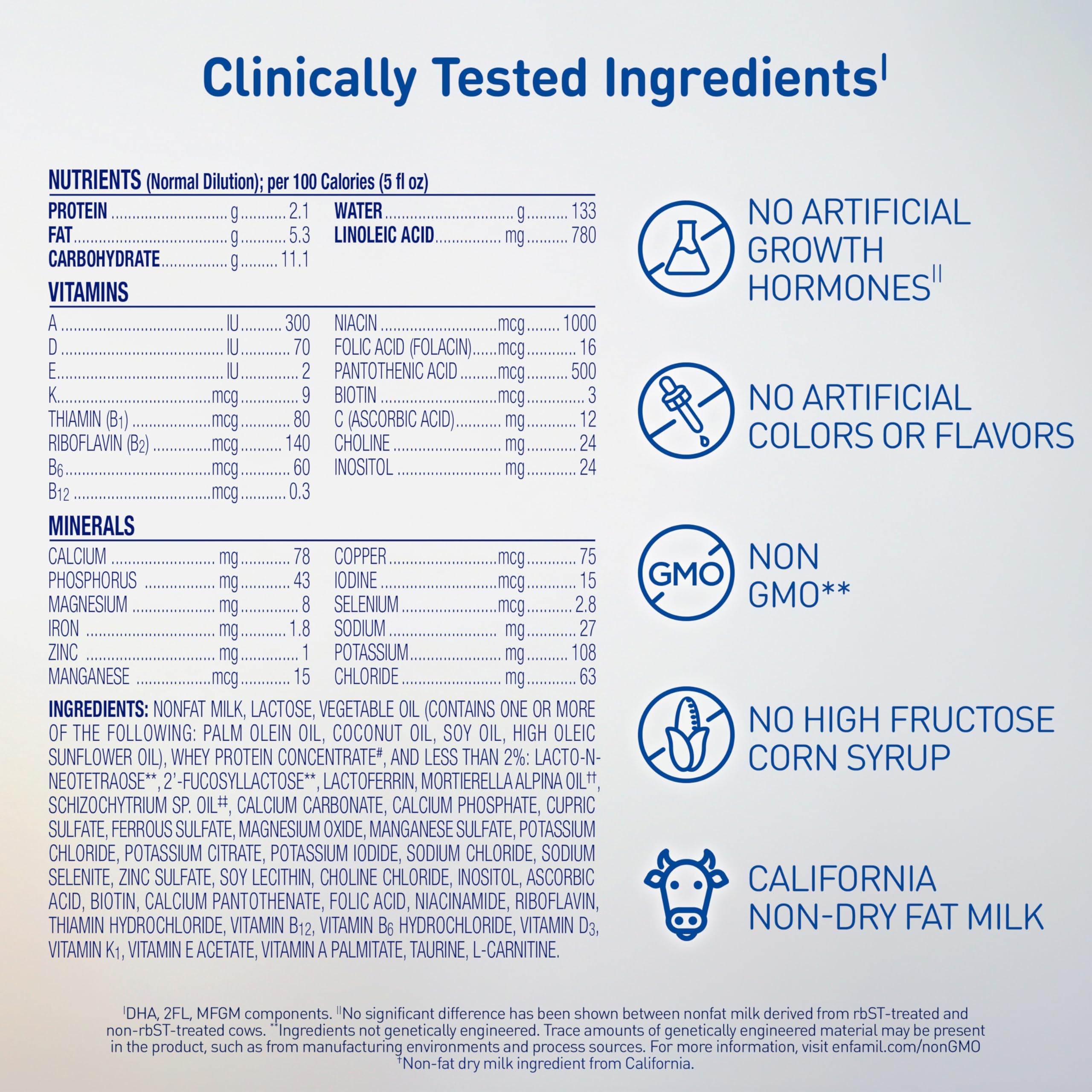Enfamil Optimum Enspire Our Closest Formula to Breast Milk Immune-Supporting Lactoferrin and Brain-Building DHA Baby Formula 30 Oz Refill product thumbnail 4
