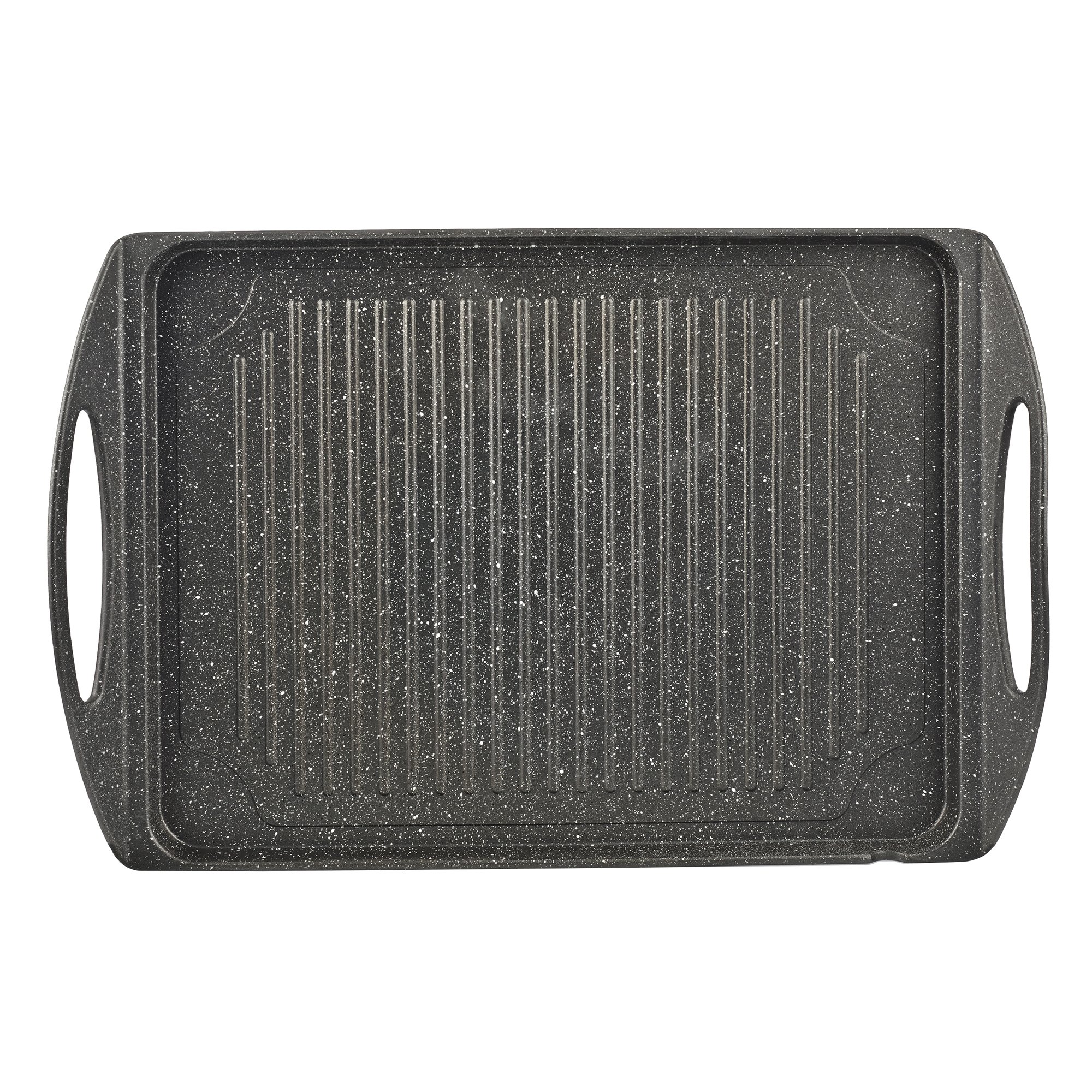 Piastra per Grigliare, in Alluminio pressofuso, 41,2 x 27 x 6 cm