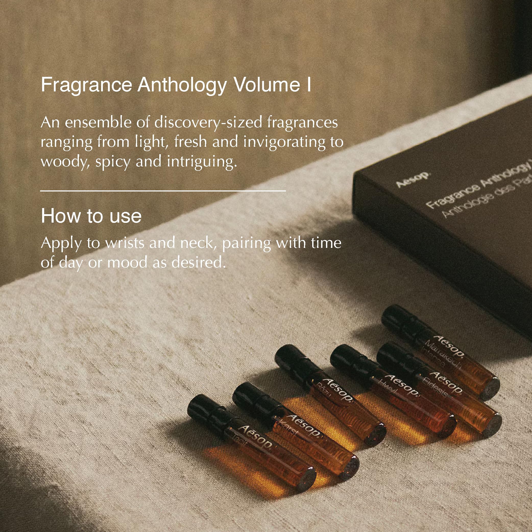 Amazon.com : Aesop Fragrance Anthology Volume I | Discovery Set of