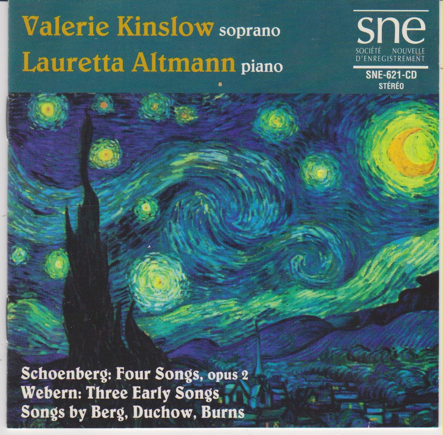 4 Songs / 3 Early Songs [Audio CD] Schoenberg; Webern; Kinslow and Altmann