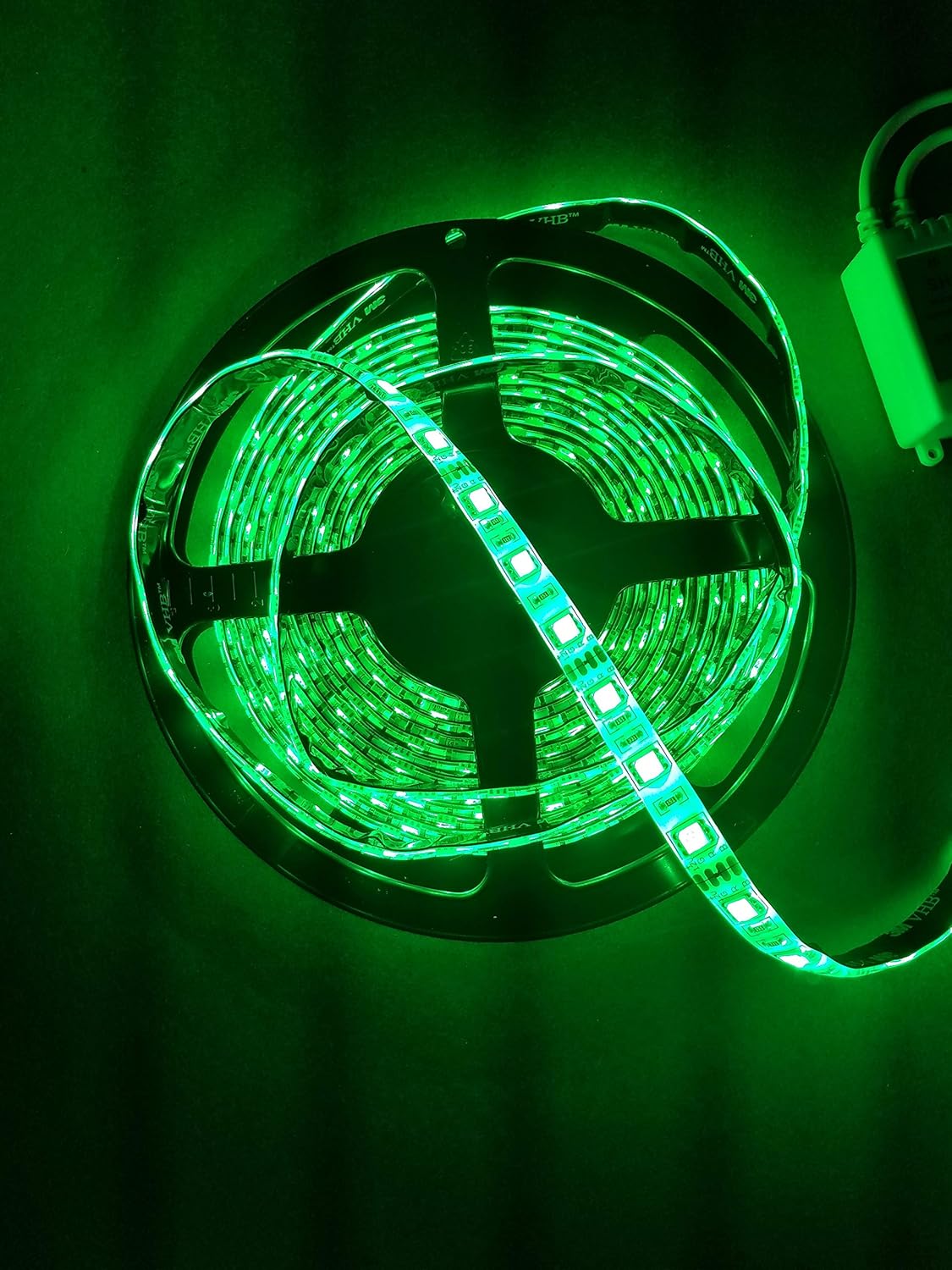 Marine Submersible LED Light Strip 12V 16FT Green, LED Rope