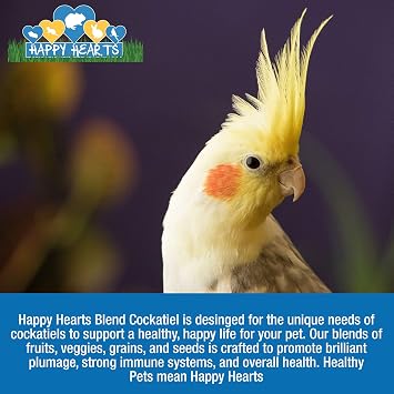 Happy Hearts Total Blend Cockatiel Mix (5 Pounds)