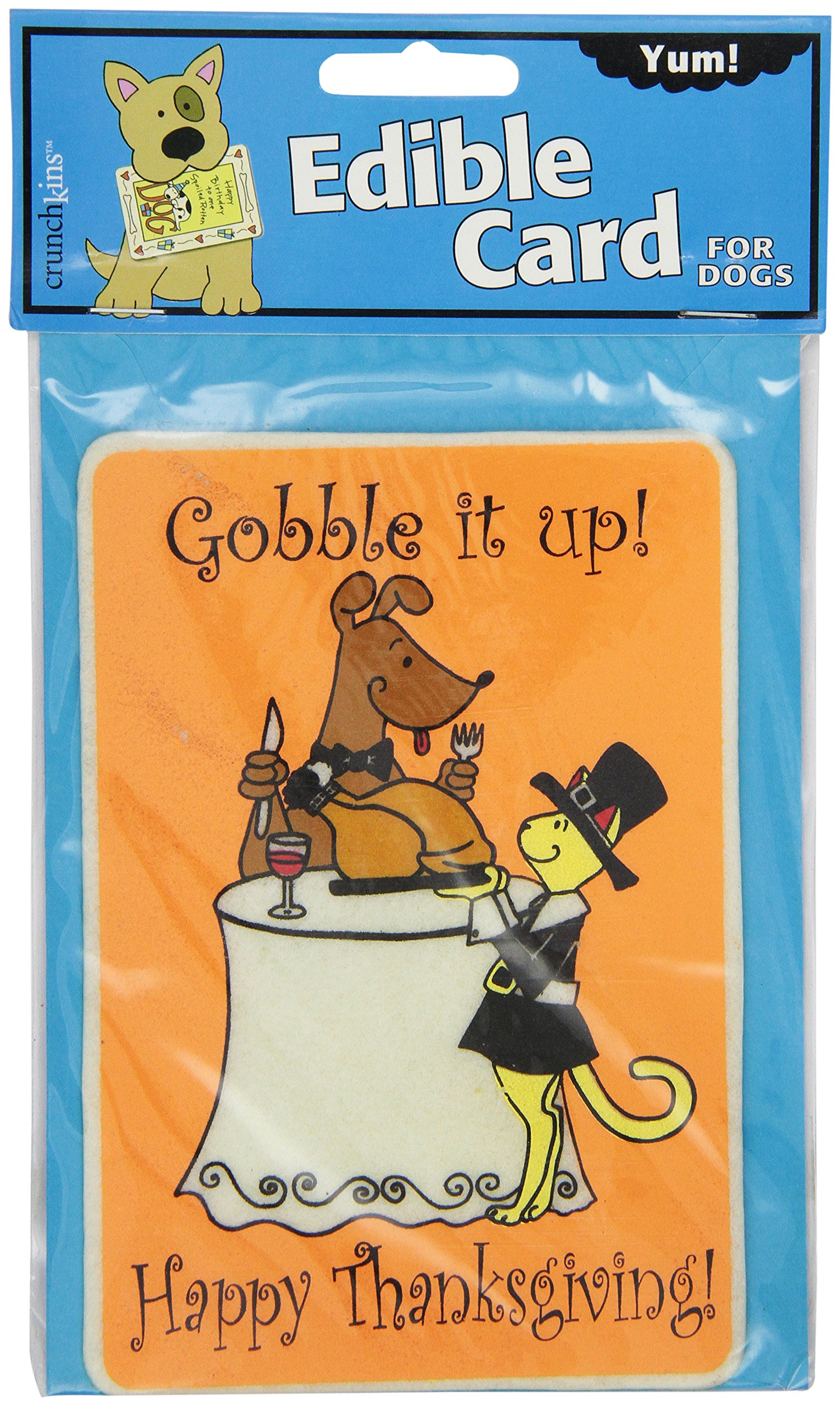 Crunchkins Edible Crunch Card, Gobble It Up Happy Thanksgiving