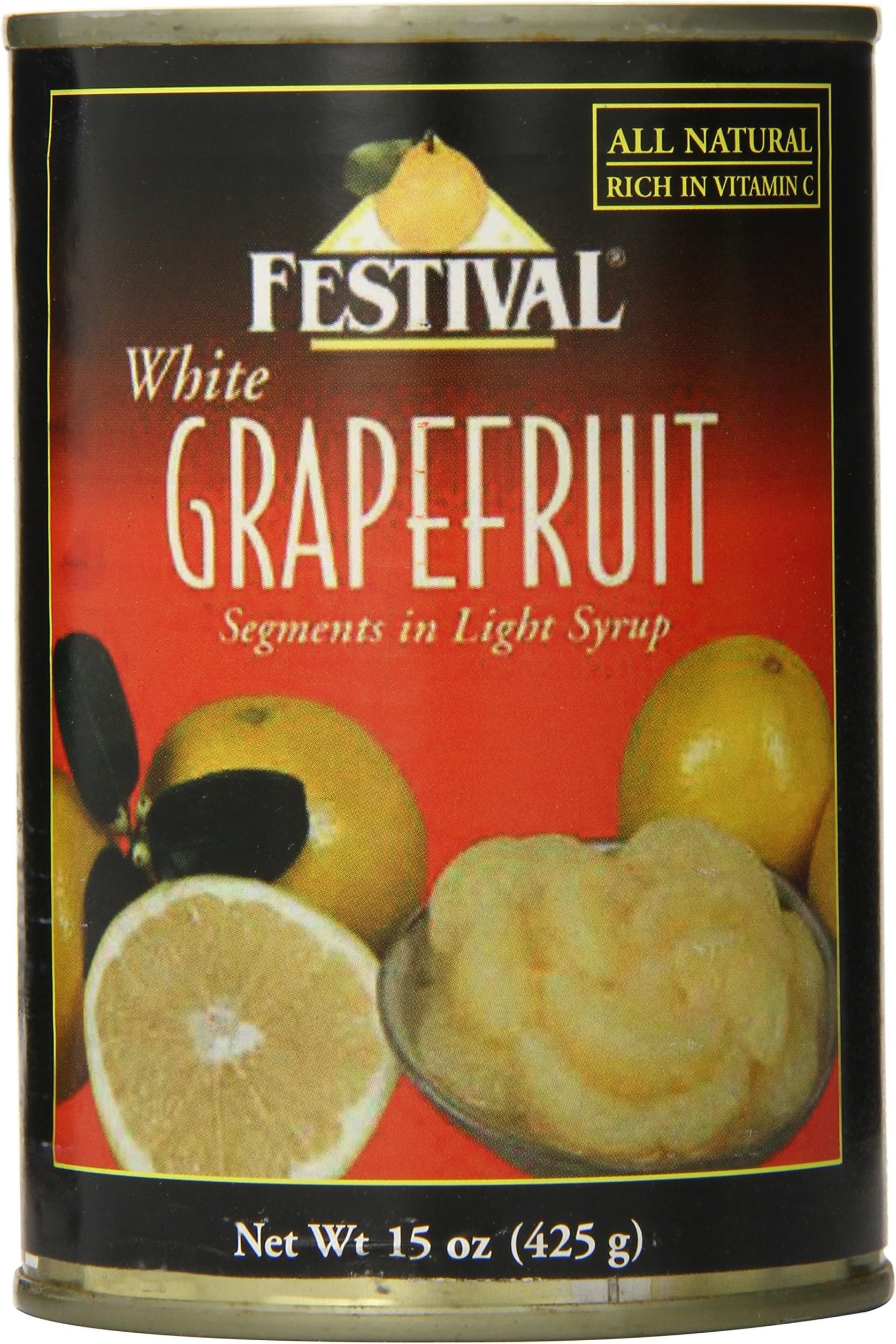 Festival White Grapefruit Segments in Light Syrup, 15-Ounce (Pack of 12)