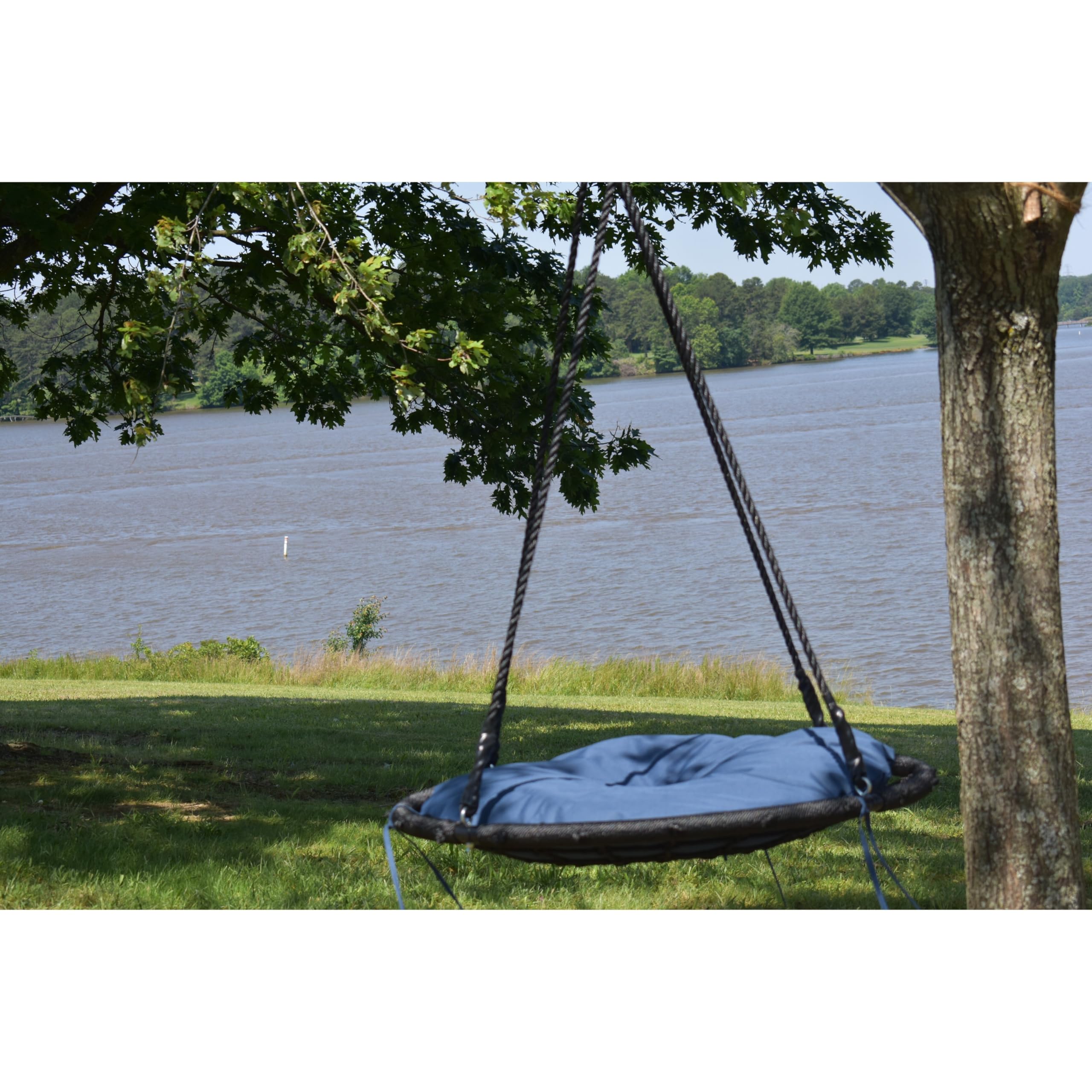 Lea Unlimited Navy Large Dreamcatcher Swing Cushion