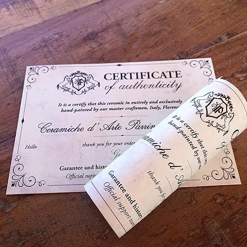 Miniatura 7 de CERAMICHE D'ARTE PARRINI - Italian Ceramic Art Tile Pottery Old Bridge Florence Handmade in ITALY Tuscan