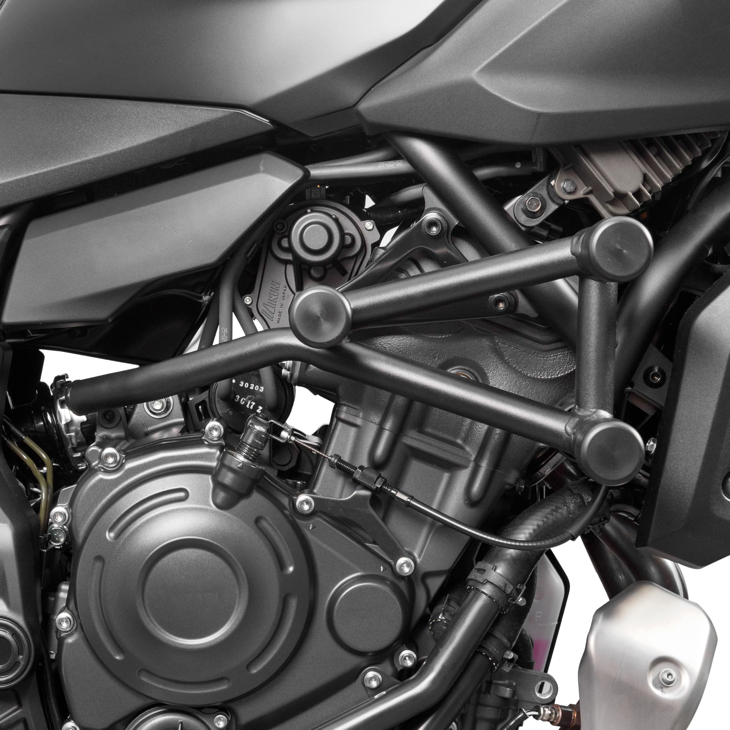 Pare Carter pour MT-07 MT 07 2025 2026 Garde Moteur Crash Bars Protection Latérales Pare-Chocs | Protection contre les chutes de cadre de pare-chocs de moto