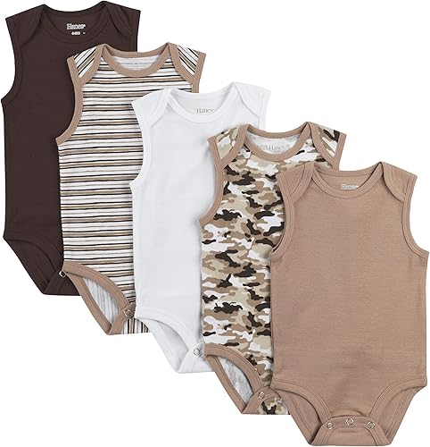 Hanes Body de bebé para niñas Ultimate Baby Flexy Body para bebé sin mangas paquete de 5
