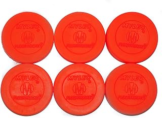 Mylec Outdoor Street Hockey Pucks - Durable Lightweight Plastic Training Pucks, No-Friction Glide on Any Surface, One-Size