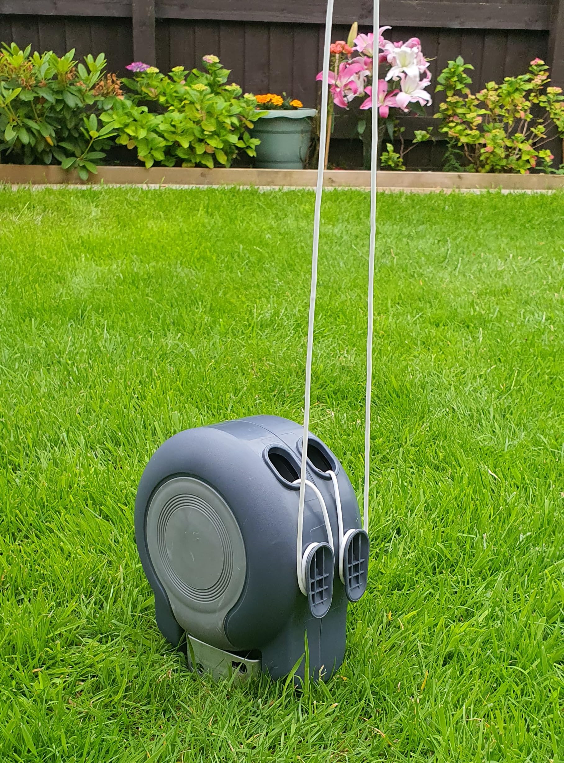 26m Wall-Mounted Retractable Double Clothes Drying Line, Heavy Duty Retractable Washing Line - Image 4