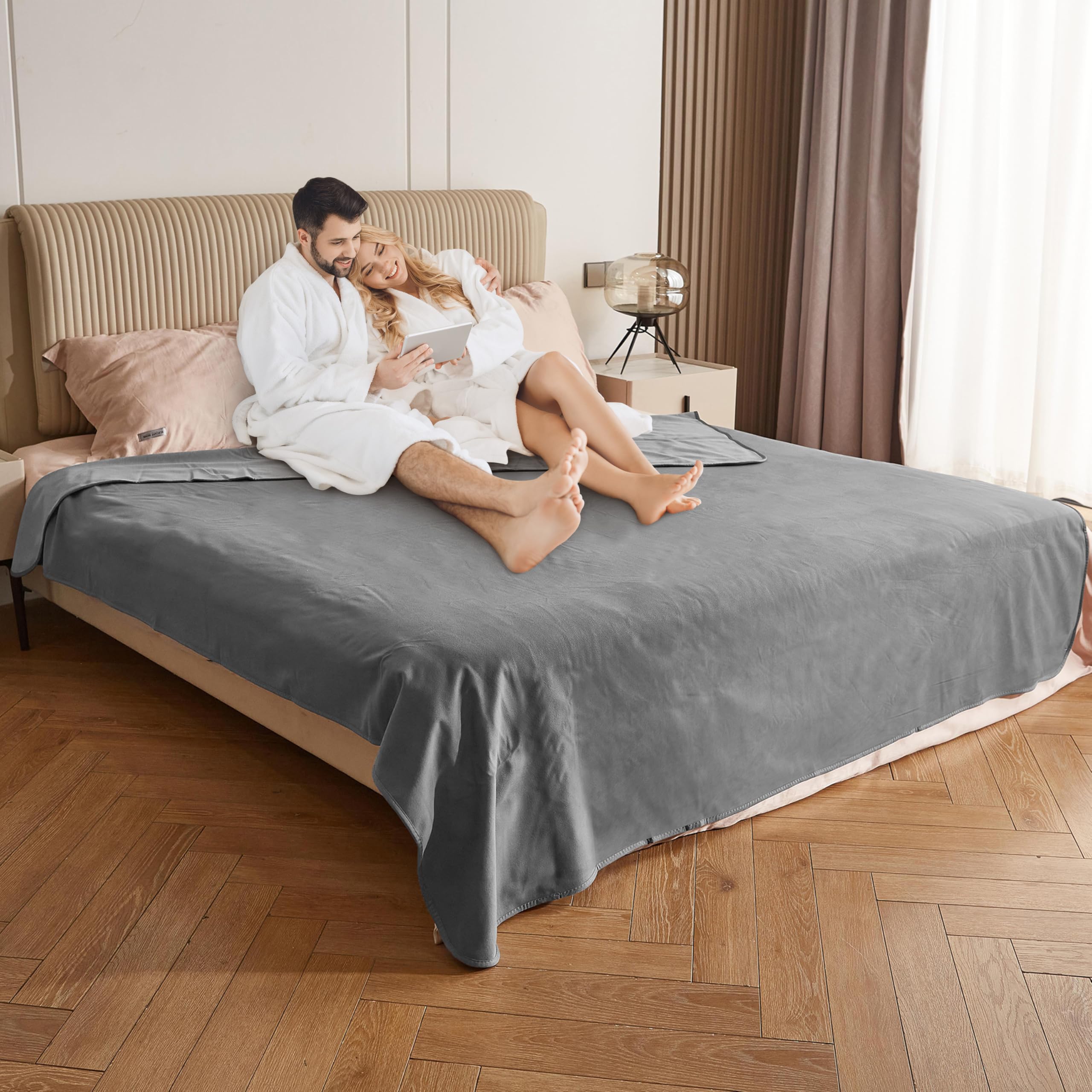 Catalonia Classy wasserdichte Decke, Wasserdicht Liebesdecke Flauschig Kuscheldecke Schutzdecke Tagesdecke, Wasserdicht Hundedecke Waschbar Sofaschutz Couch Überwurf,203 x 229cm