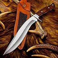 Vista 1 de Poshland REG-234 Cuchillo Kukri hecho a mano personalizado de acero D2 - Mango de madera exótica