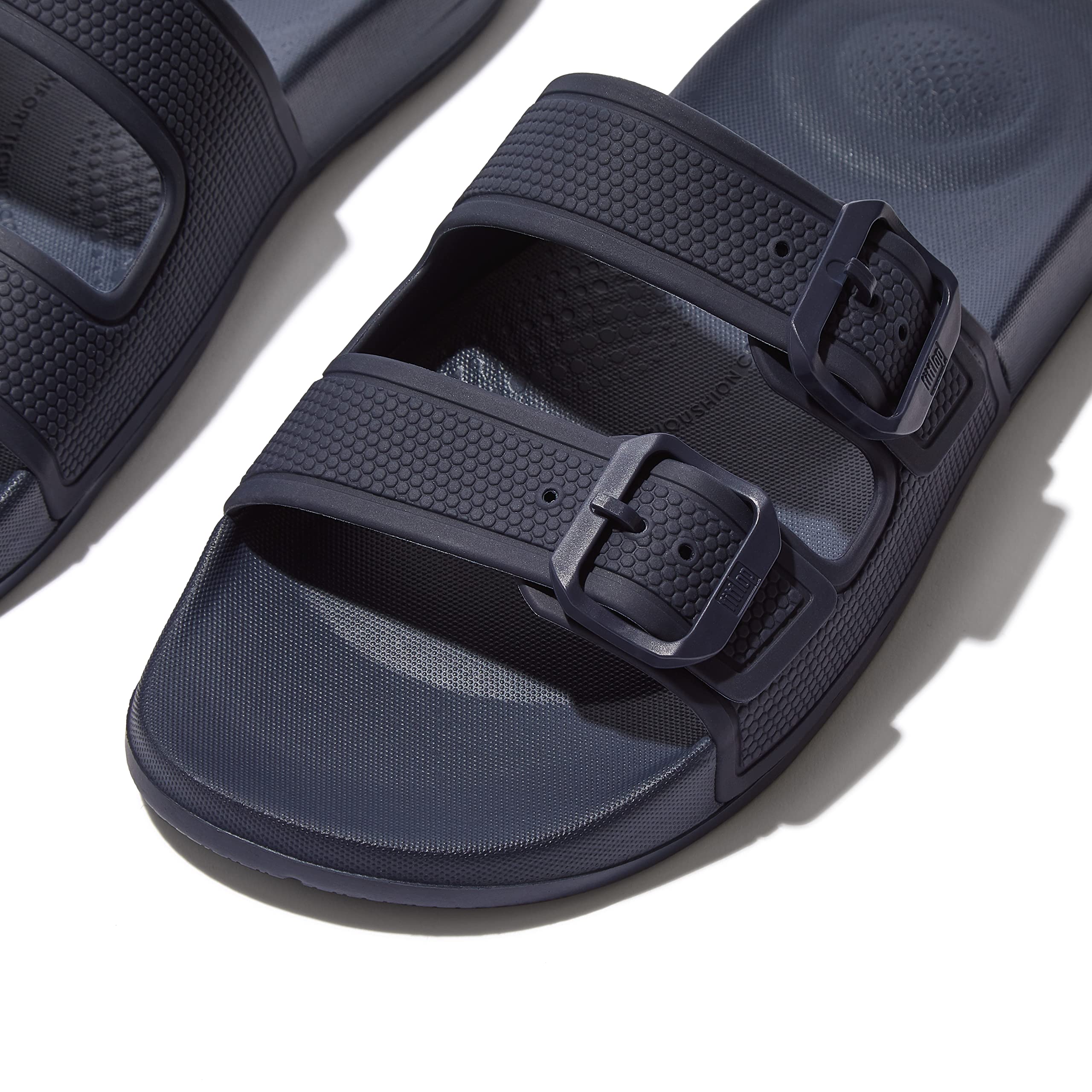 Fitflop Sandalias de Hebilla de Dos Barras Perladas Iqushion, deslizantes Mujer