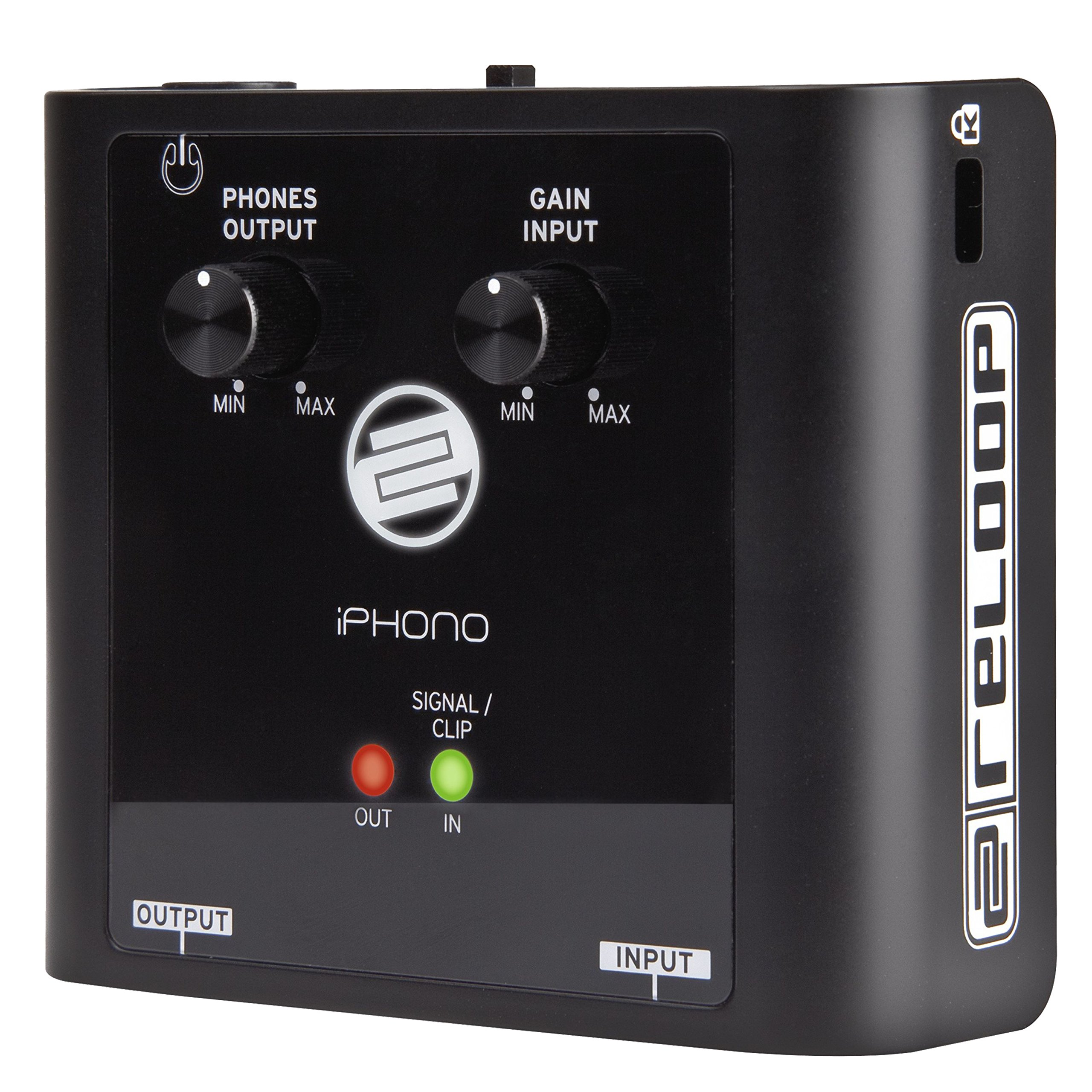 Reloop iPhono 2 - Interfaccia di Registrazione USB Phono/Line e Scheda Audio - Per Digitalizzare Vinili, Cassette, Mini Disc e Live Set (Nero)