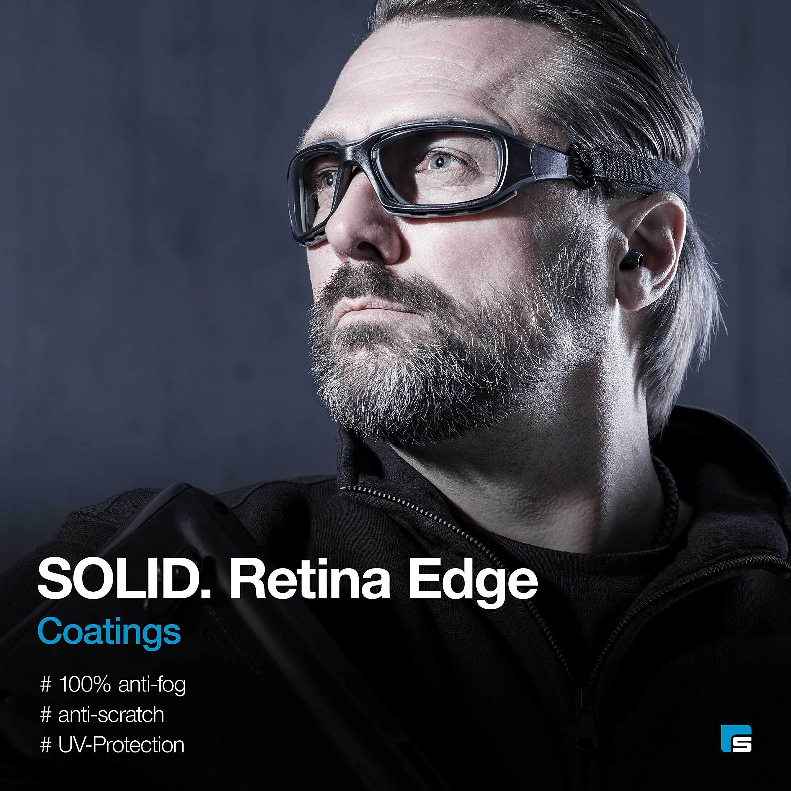 SOLID. Shooting Glasses for Men & Women with Impact Eye Protection for