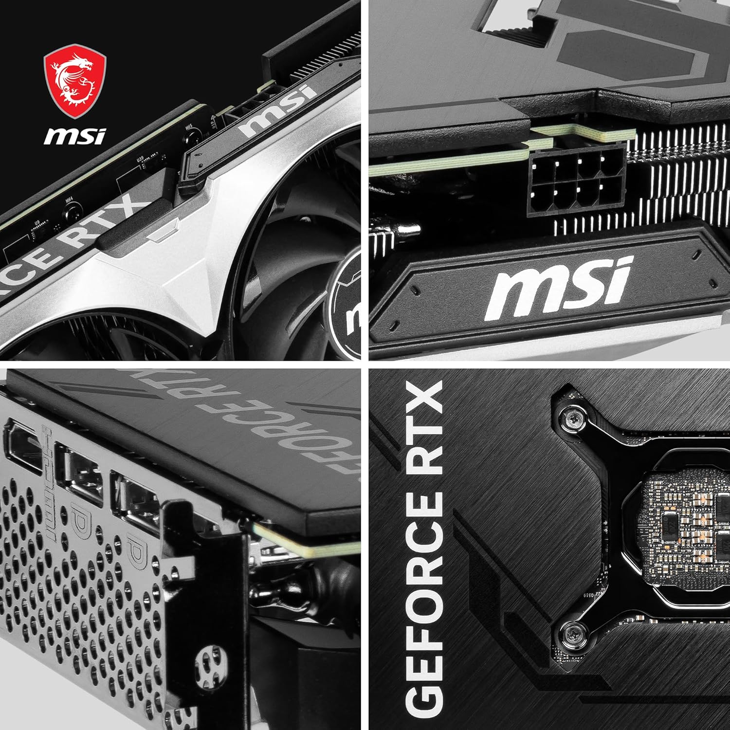 Scheda grafica MSI GeForce RTX 4070 VENTUS 3X 12G OC - GPU RTX 4070, 12GB GDDR6X (21Gbps/192-bit), PCIe 4.0 - 2 x TORX Fan 4.0 - HDMI 2.1a, DisplayPort 1.4a Scheda grafica MSI GeForce RTX 4070 VENTUS 3X 12G OC - GPU RTX 4070, 12GB GDDR6X (21Gbps/192-bit), PCIe 4.0 - 2 x TORX Fan 4.0 - HDMI 2.1a, DisplayPort 1.4a
