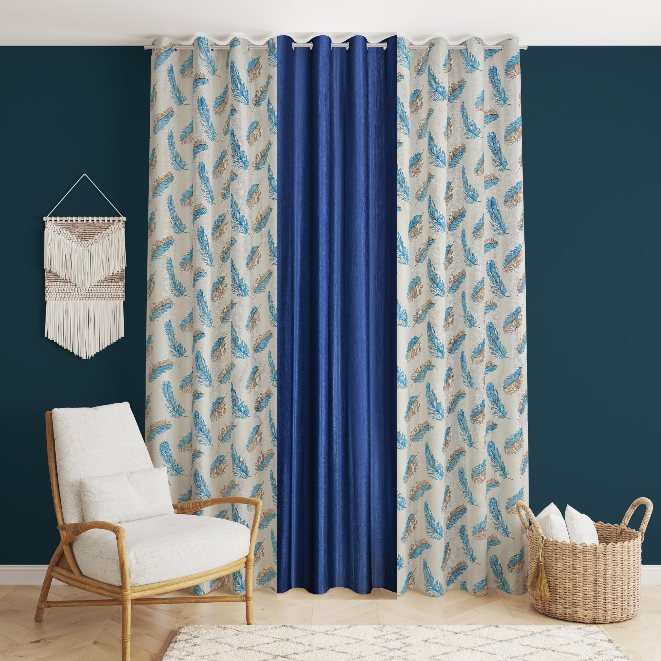 See full amazon price history chart for Stuffique Polyester Grommet Curtains Print and Solid Set Window/Door Curtains Set of 3, (Blue, 4 X 9 Feet) Stuffique Polyester Grommet Curtains Print and Solid Set Window/Door Curtains Set of 3, (Blue, 4 X 9 Feet) (B0B91DGV38) Amazon Price History, Amazon Price Tracker
