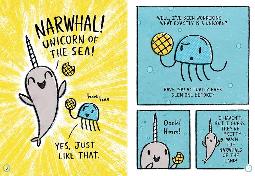 新品★Narwhal and Jelly book 7冊セット　英語絵本 Narwhalicorn and Jelly (A Narwhal and Jelly Book #7