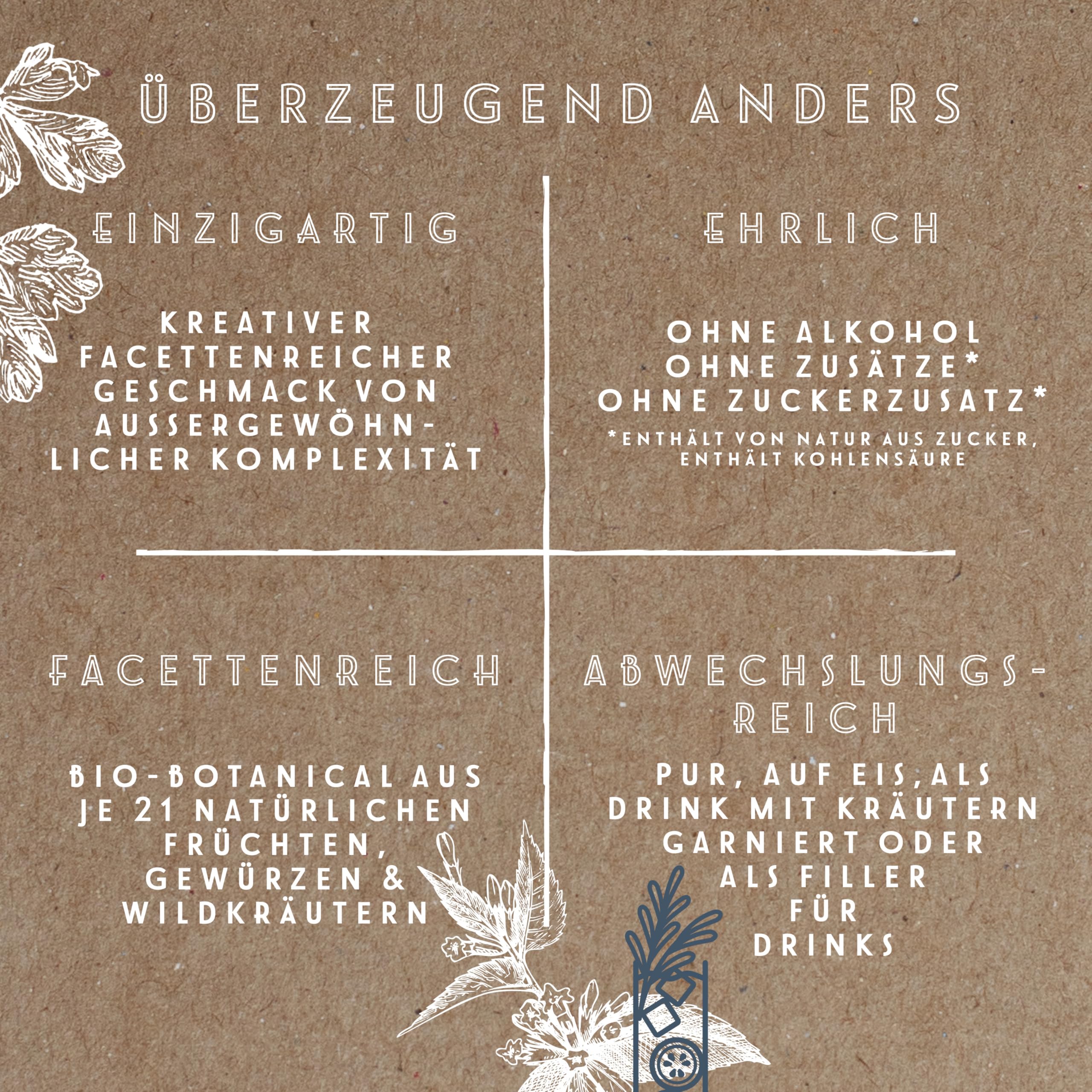 POMP 0,0 Cocktail und alkoholfreier Aperitif – 6 x 0,75 l Bio alkoholfrei – Gurke, Äpfel, Curcuma, Ingwer und mehr – Tonic Water Feinherb – ohne Alkohol, Sulfite & Zuckerzusatz – DR. HÖHL’S seit 1779