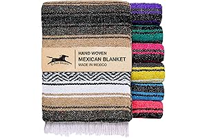 El Paso Designs Mexican Cotton Yoga Blanket