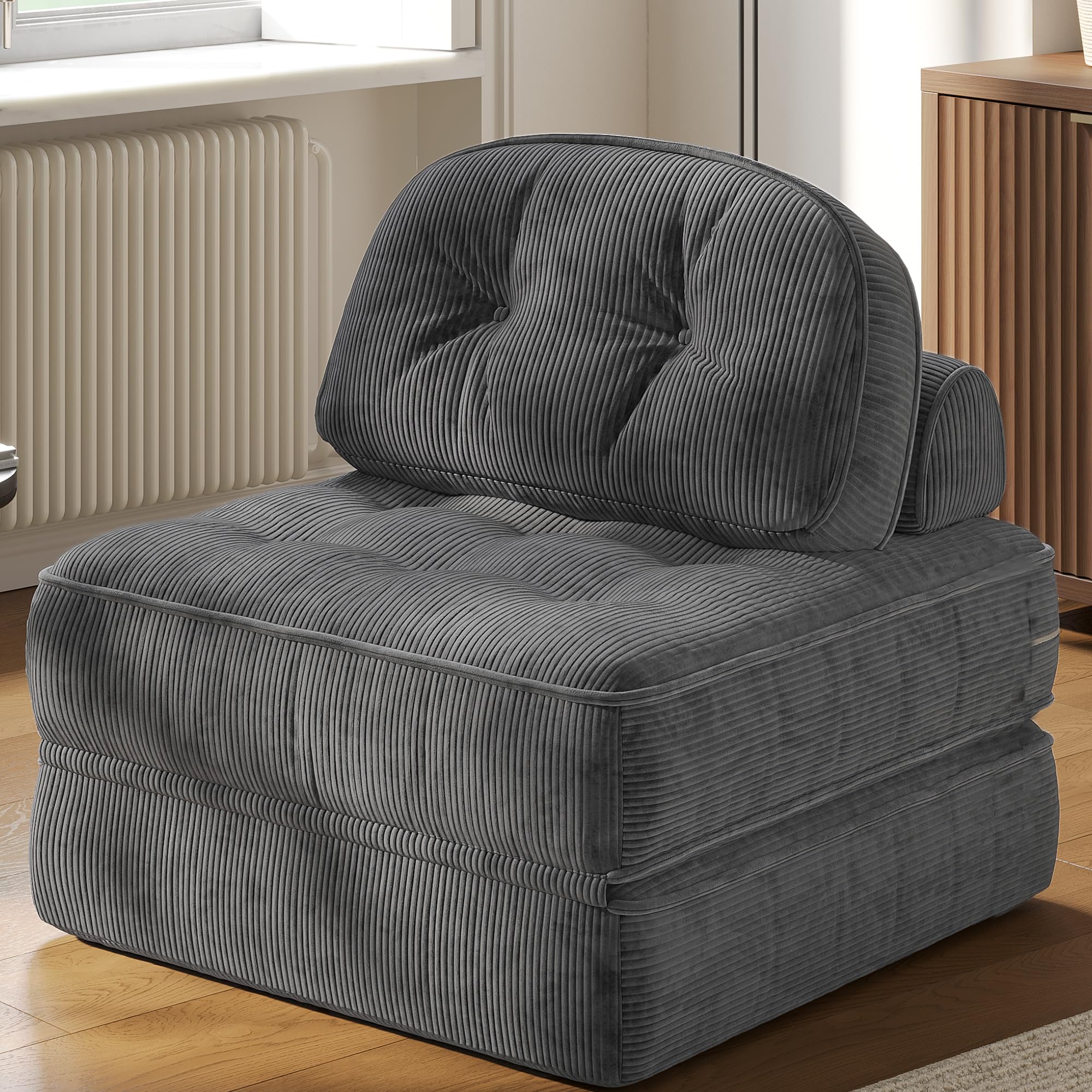 Amazon.com: Dowinx Folding Sofa Bed with Pillow, Small Convertible