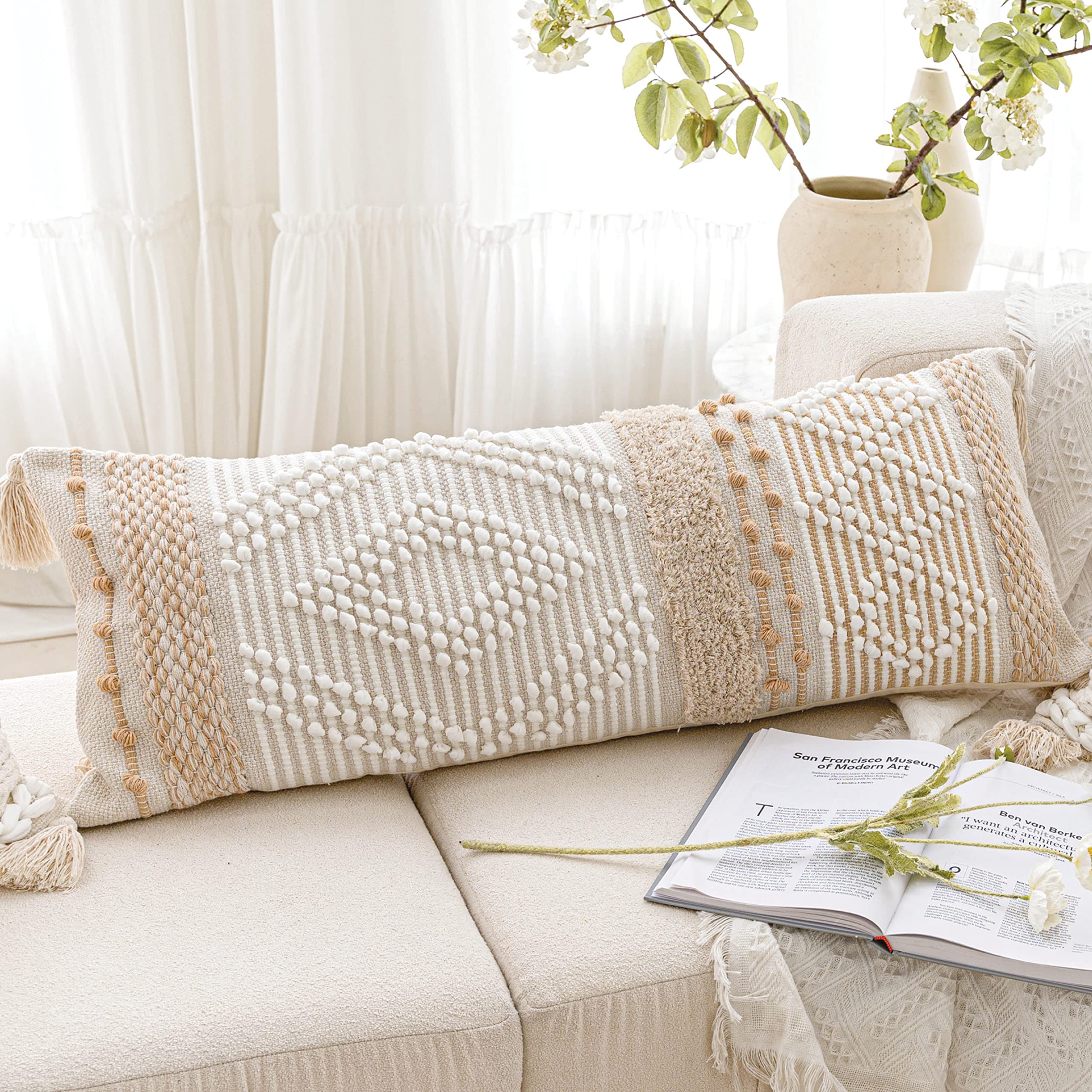 Long hot sale pillow decorative