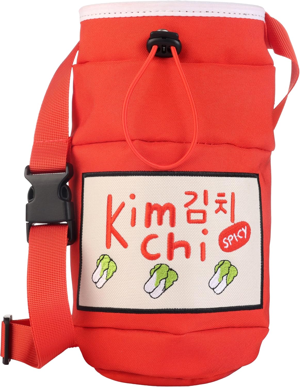 Chalk Bag for Rock Climbing, Bouldering, and Weightlifting - Asian-Inspired Design - Premium Chalk Bucket with Quick-Clip Belt, Zipper Pocket, Brush Holder