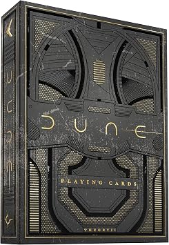 theory11 Dune Playing Cards, Grey/Gold