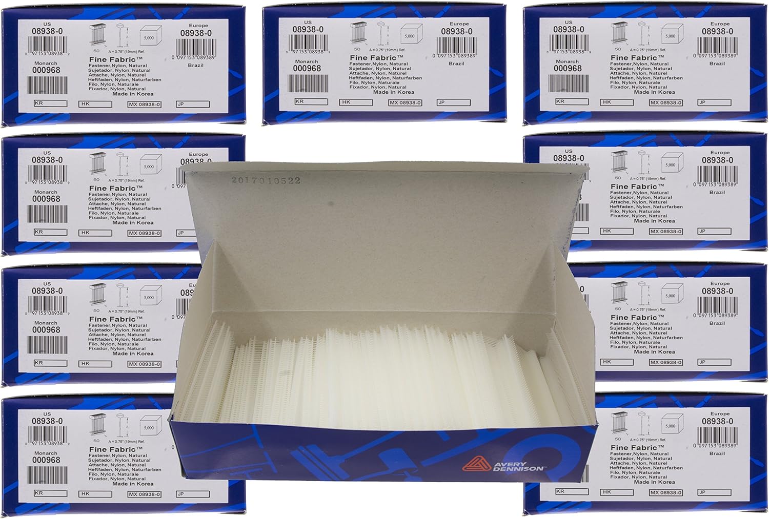 Swiftach ¾ Fine Plastic Tag Fasteners – for Industrial & Retail Tag Attaching – .75 Inch Natural Color Polypropylene (Plastic) Fasteners – Works with Swiftach Fine Guns & Other Tagging Tools