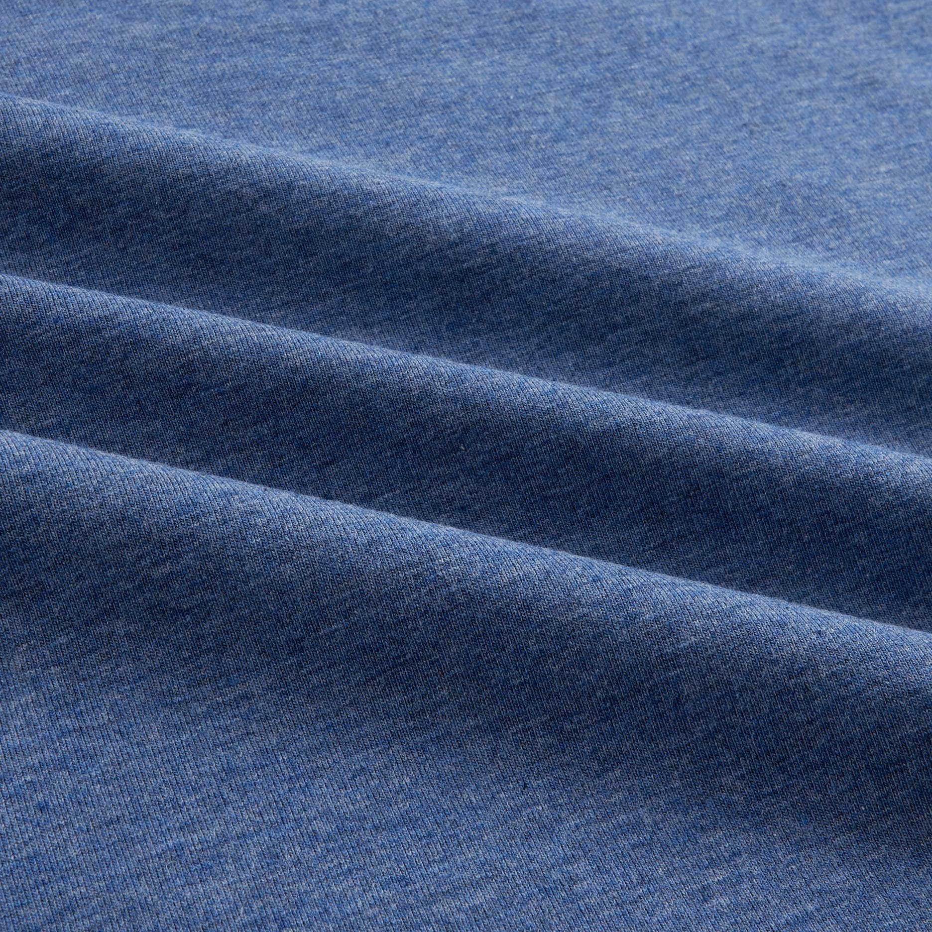 Telio Stretch Organic Cotton Melange Jersey Denim Blue, Fabric by the Yard