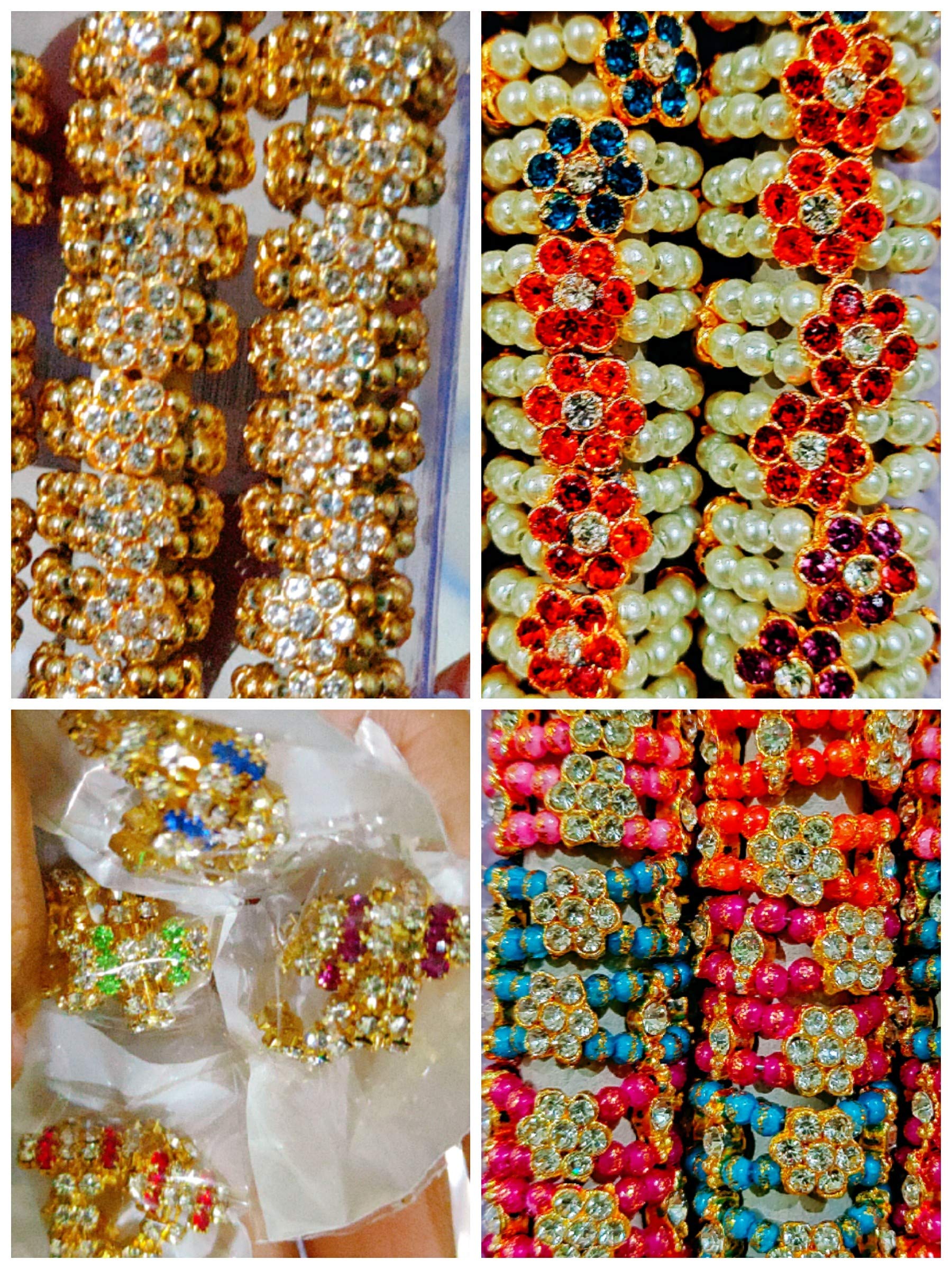 Brij Sugandha Laddu Gopal KADA Set of 4 Pair - Multicolor -Diamond Kada, MOTI KADA, Golden KADA, Ladoo Gopal (Size 7, 8, 9, 10, 11) (B08B4J9FR9) Amazon Price History, Amazon Price Tracker