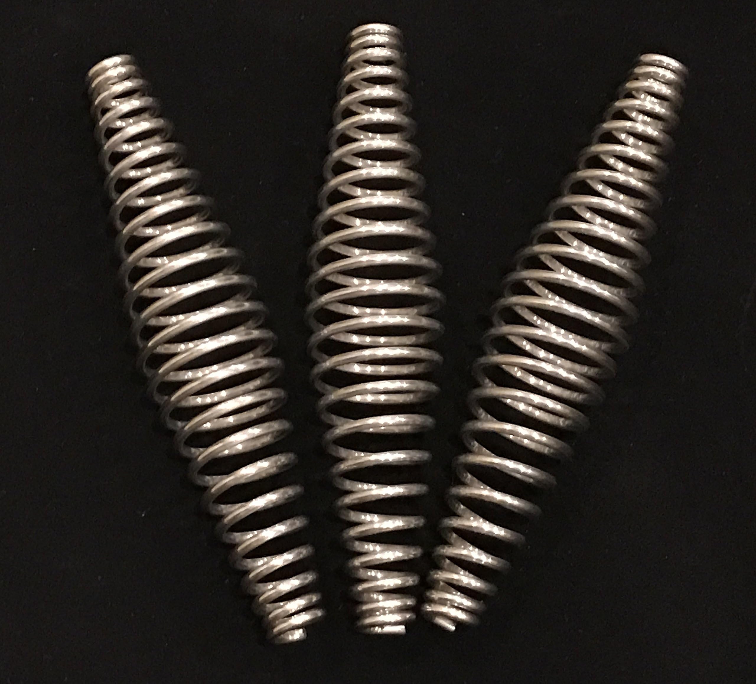 3-Pack 6-1/2" Stainless Steel Spring Handle BBQ Grill Wood Furnace Stove Smoker