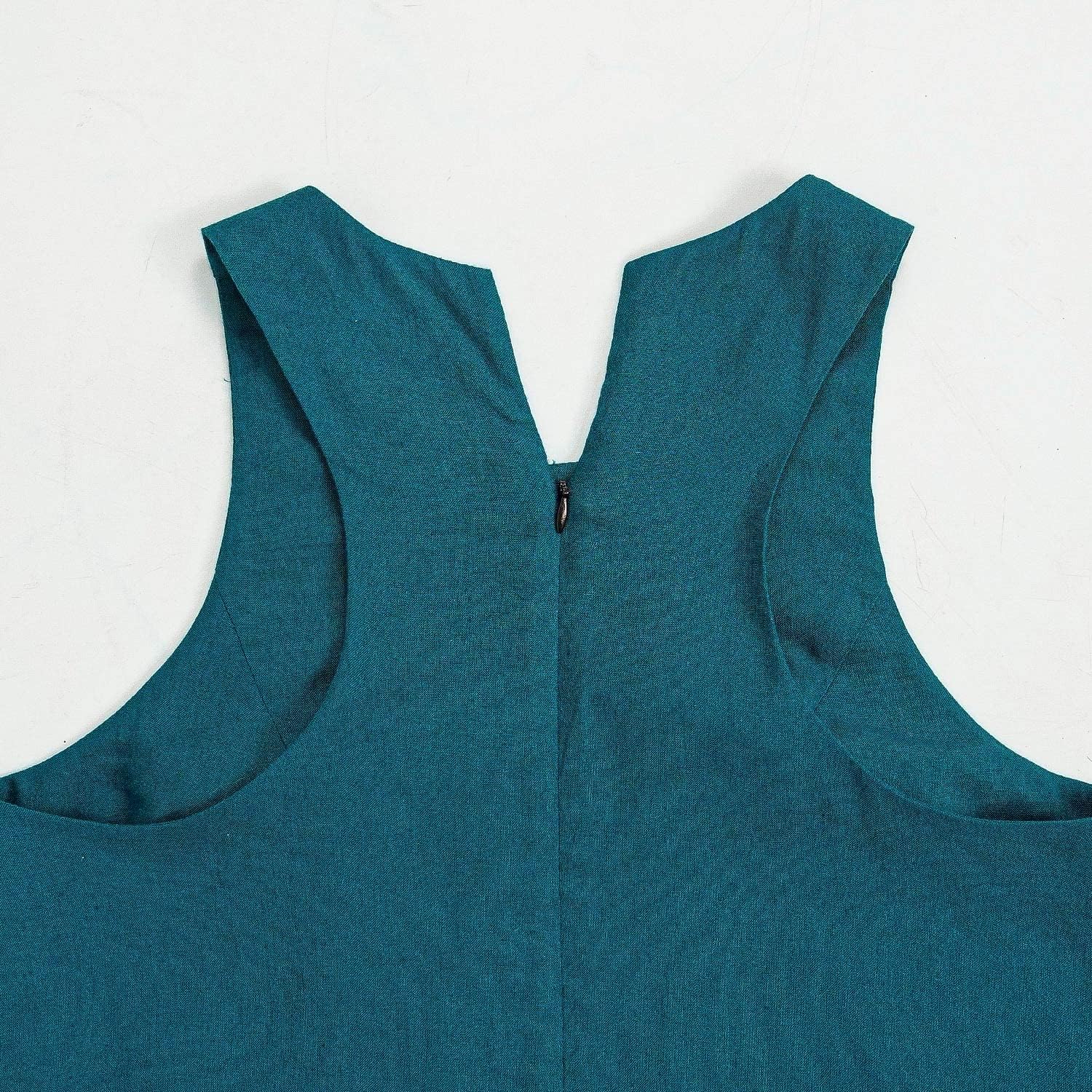 Mingyuezai Women's Sleeveless Linen Maxi Dress Casual Long Dresses with Pockets - Image 5