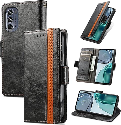 Miniatura 98 de Funda para Honor X7, Funda para Honor Play 30+ Plus Funda de piel sintética con ranuras para tarjetas Funda con soporte abatible Rojo