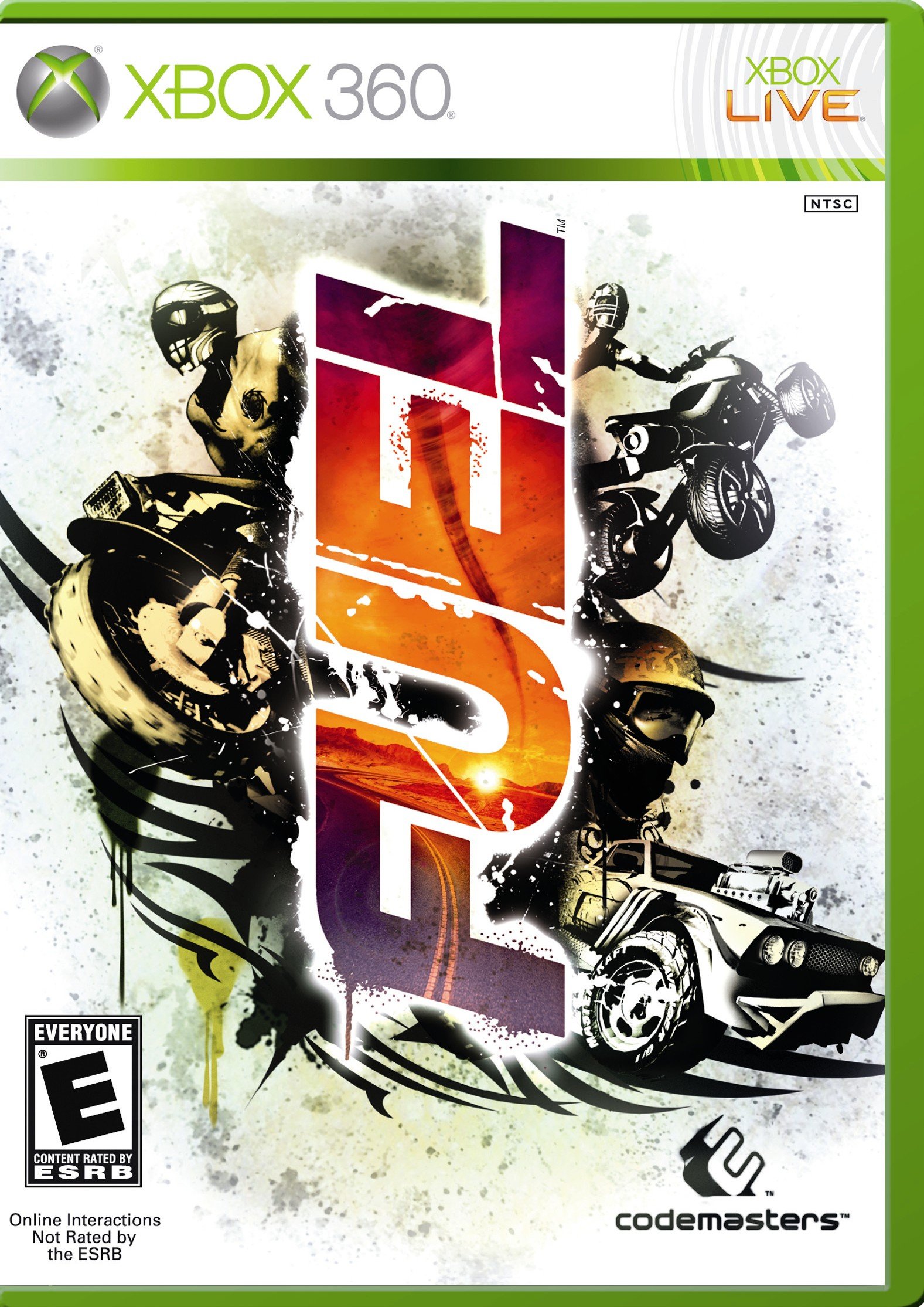 Jeu Fuel Xbox 360 simulation course tout terrain et monde ouvert